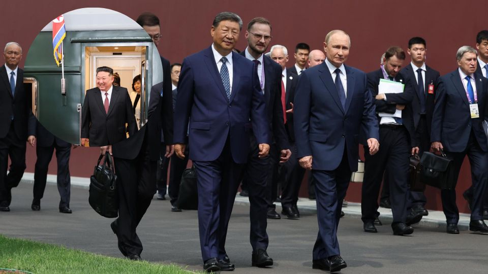 Los presidentes de Corea del Norte, China y Rusia están en Pekín.