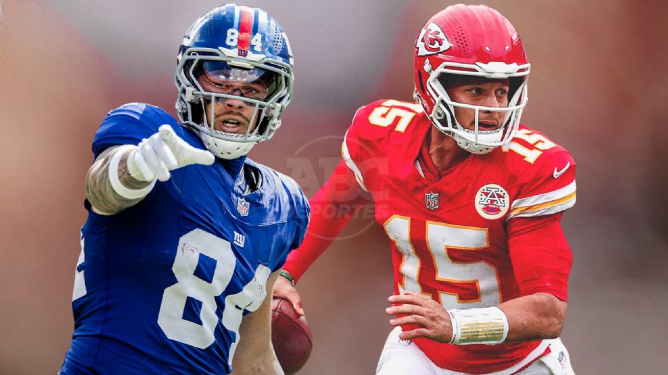 Duelo dominical entre Giants y Chiefs en Semana 3