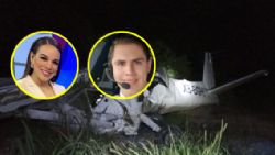 Logran extraer los restos de Débora Estrella y del piloto Bryan Ballesteros, en García