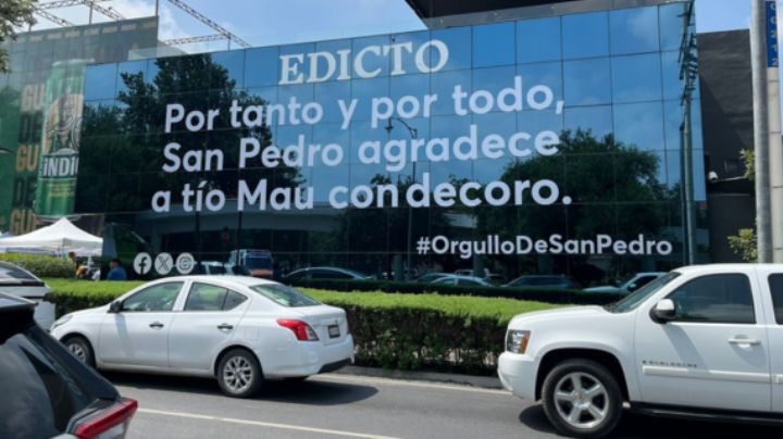 Dedican mensaje a Mauricio Fernández en corporativo de San Pedro