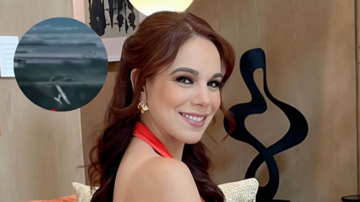 Revelan video del desplome de avioneta donde viajaba Débora Estrella