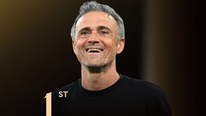 Luis Enrique, galardonado con el Trofeo Johan Cruyff al mejor entrenador