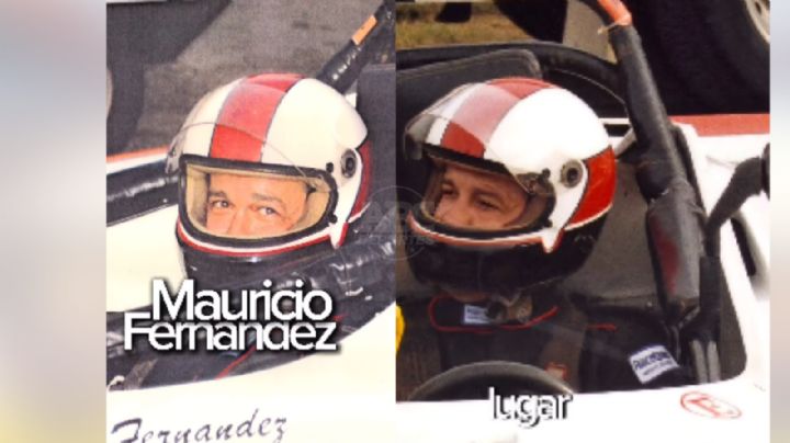 Mauricio Fernández y su participación en carrera local, como piloto, en San Pedro