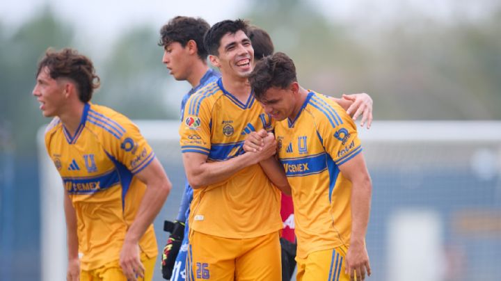Tigres Sub-21 golea al Atlas con dobletes de Leonardo Flores e Isaías Galván y son sublíderes