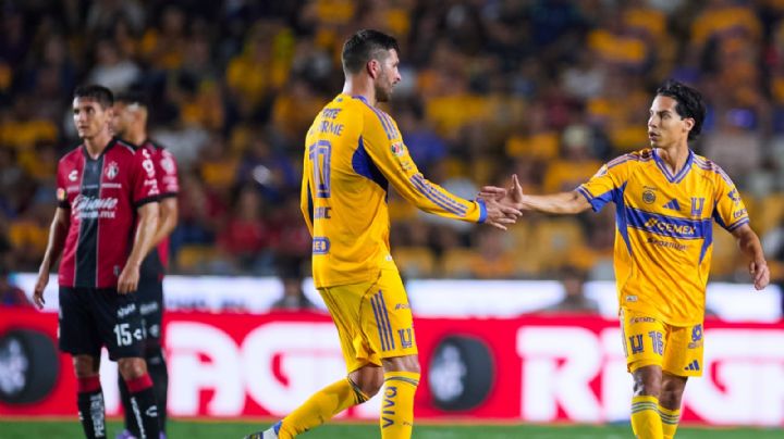 Tigres vence 2-0 al Atlas en el regreso de Gignac y la visita de Diego Cocca al 'Volcán'