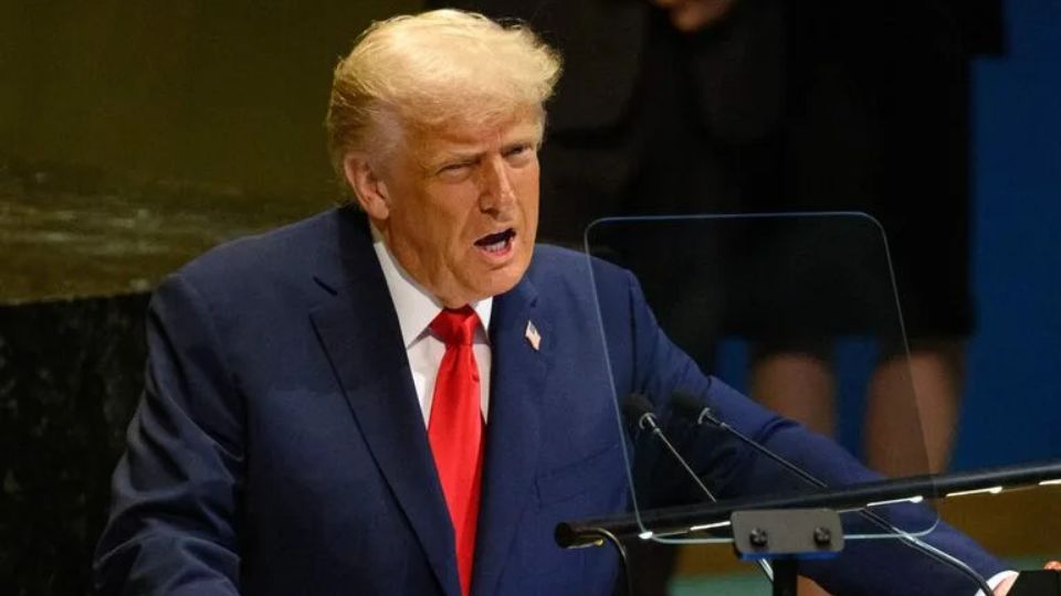 Donald Trump critica a la ONU y su manejo de conflictos.
