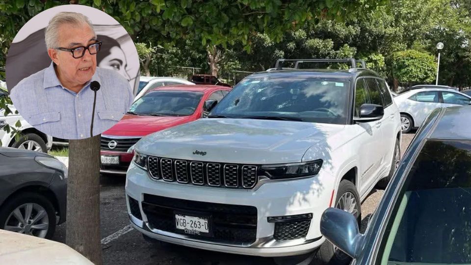 Camioneta atacada a balazos por los hombres armados