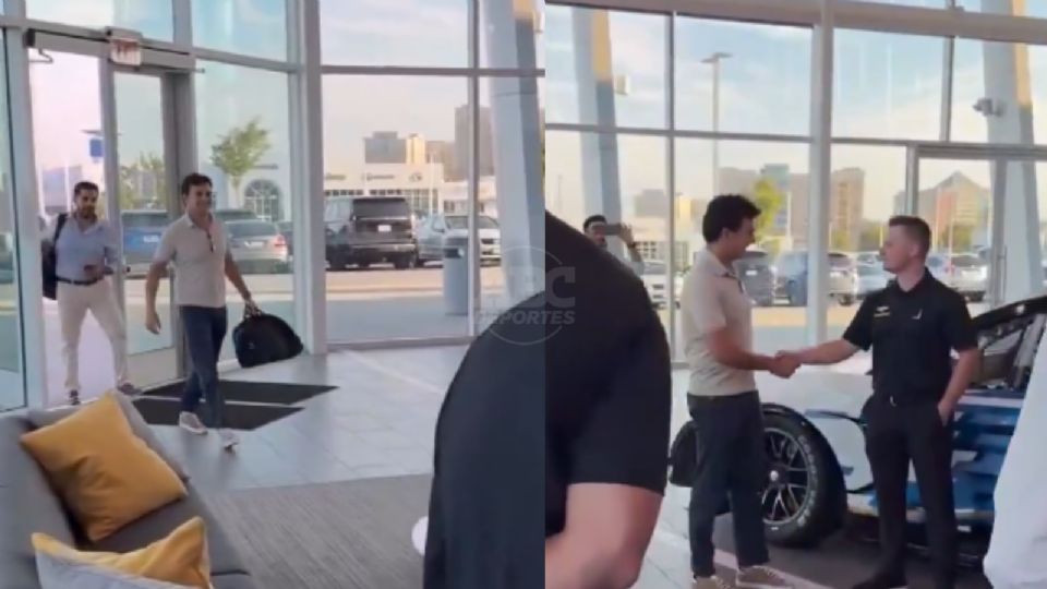 Primer día de trabajo de Sergio Pérez con Cadillac en Charlotte