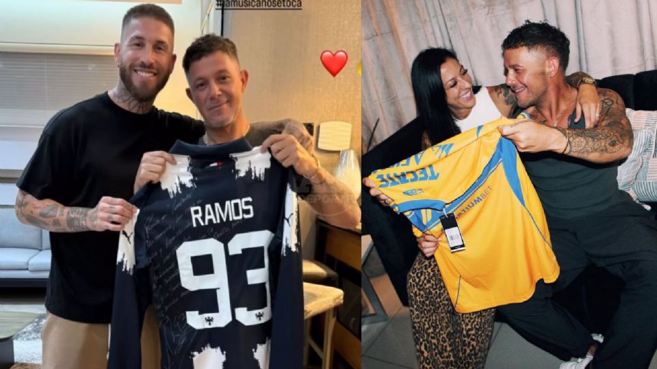 Ramos y Sanz comparten momento durante la gira en México