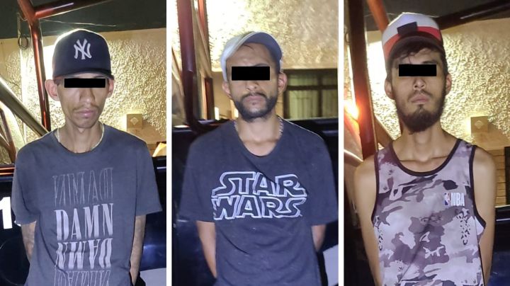 Caen tres hombres por intentar robar escalera de oficinas sindicales en Monterrey