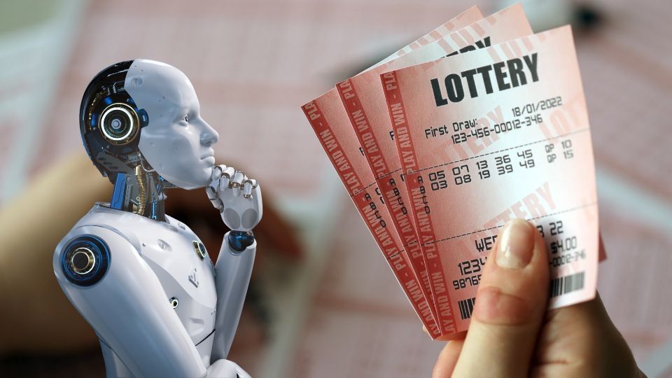 Inteligencia artificial ayuda a mujer a ganar la lotería.