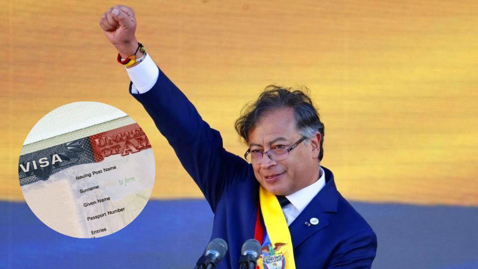 El presidente de Colombia, Gustavo Petro no le dio importancia a la revocación de su visa estadounidenses.