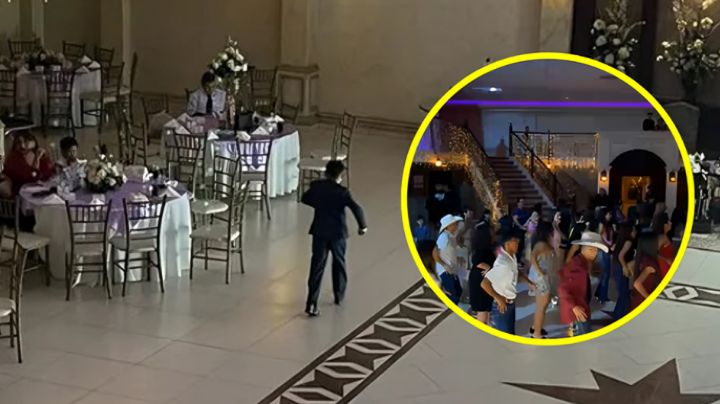 Quinceañera se queda sola en su fiesta y mamá ruega por invitados en Apodaca | VIDEO