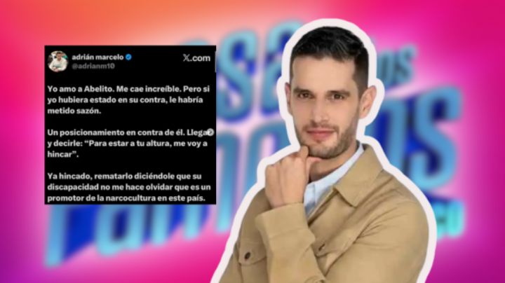 Adrián Marcelo arremete contra La Casa de los Famosos: “Es un fracaso total”