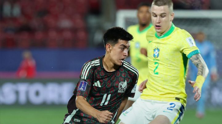 México rescata empate 2-2 ante Brasil en el debut del Mundial Sub-20 de Chile