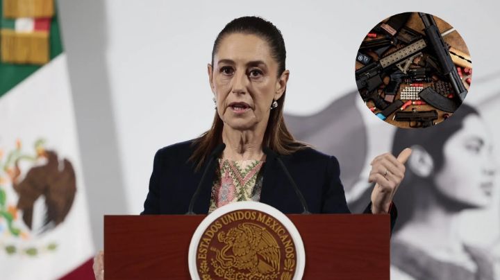 Sheinbaum une fuerzas con EU para frenar tráfico de armas a México