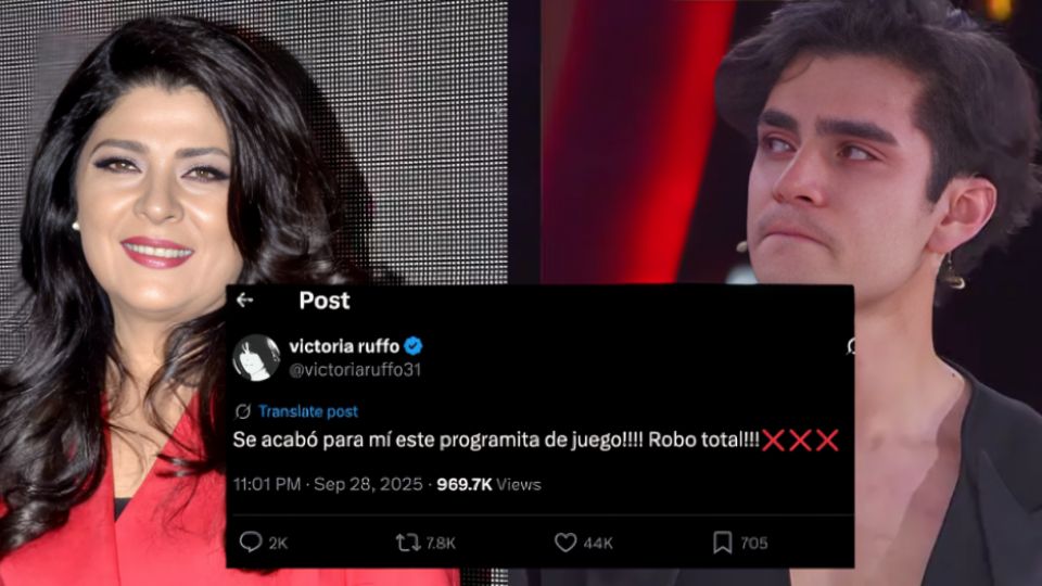 Victoria Ruffo explota tras eliminación de Aarón Mercury: 'Robo total'