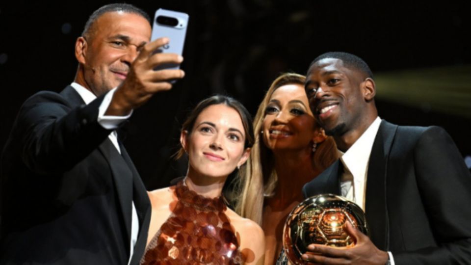 Entrega del balón de oro.
