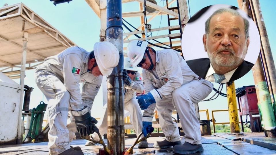 Carlos Slim perforará yacimientos petroleros para Pemex.