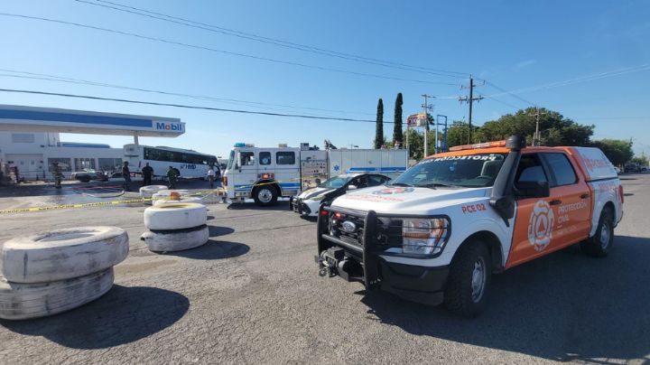 Choque múltiple deja 6 lesionados en Ciénega de Flores, NL