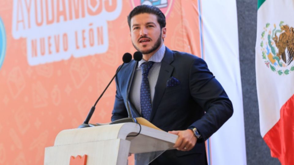 El gobernador de Nuevo León, Samuel García.