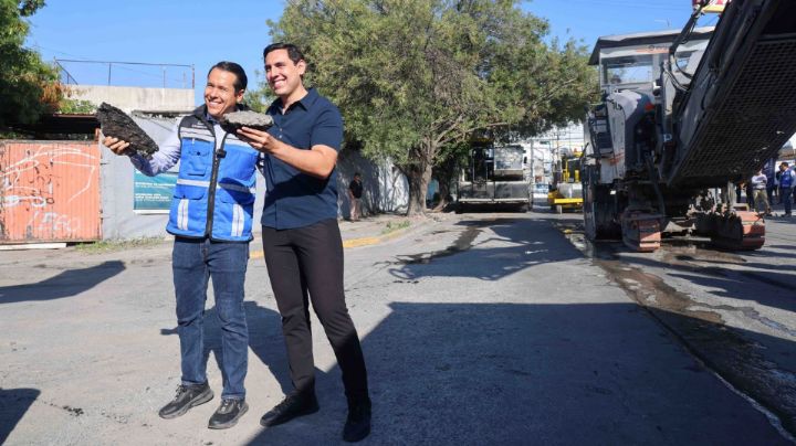 San Nicolás y Apodaca inician rehabilitación de avenida Aceros