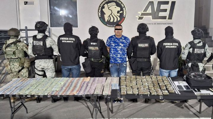 Detienen a presunto generador de violencia en Escobedo; le decomisan 116 mil pesos en efectivo
