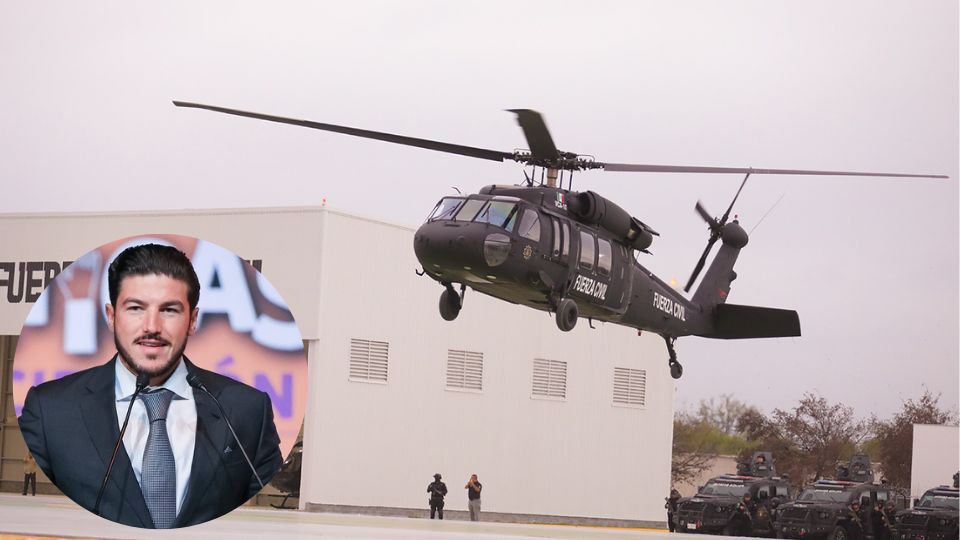 Helicóptero Black Hawk de Fuerza Civil