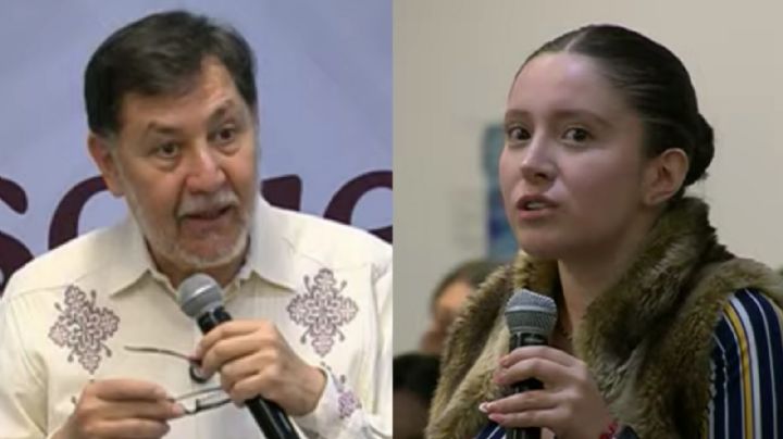Estudiante cuestiona a Fernández Noroña sobre austeridad y dichos misóginos