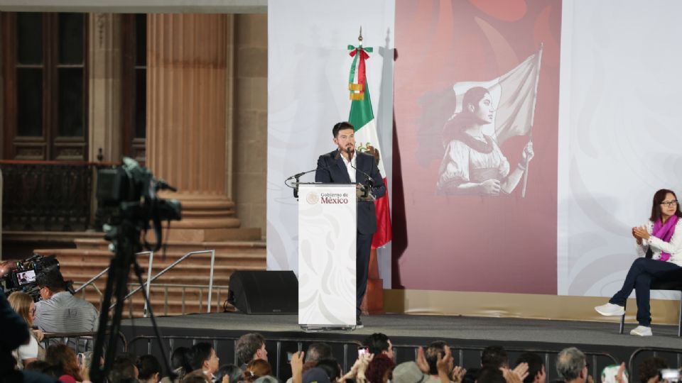 El gobernador de Nuevo León, Samuel García.
