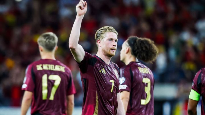 Kevin De Bruyne firma doblete, rompe récord y lidera goleada de Bélgica rumbo al Mundial 2026