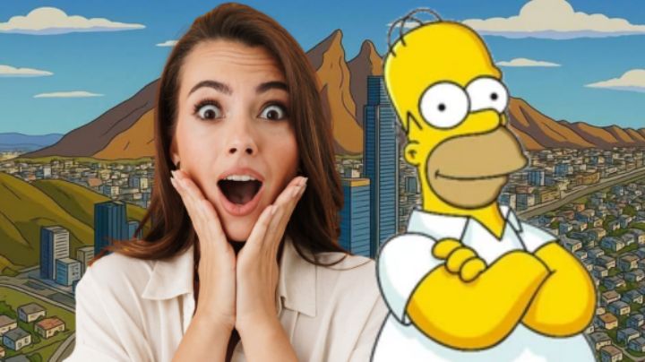 Así se vería Monterrey si fuera Springfield de Los Simpson según la IA