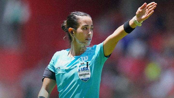 Katia Itzel García vuelve a arbitrar a Rayados tras polémica en Leagues Cup
