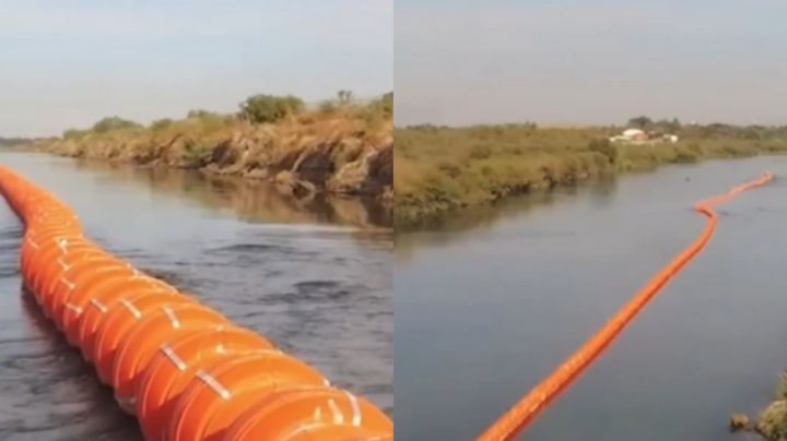 Embajada de EU en México advierte de instalación de 'barreras flotantes' en el río Bravo