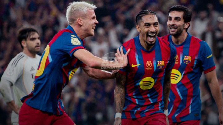 Barcelona conquista la Supercopa de España con doblete de Raphinha ante Real Madrid