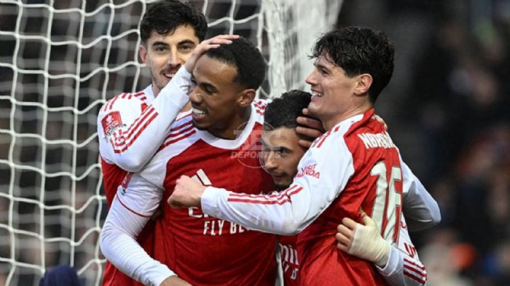 Martinelli firma un ‘hat trick’ y clasifica al Arsenal en la FA Cup