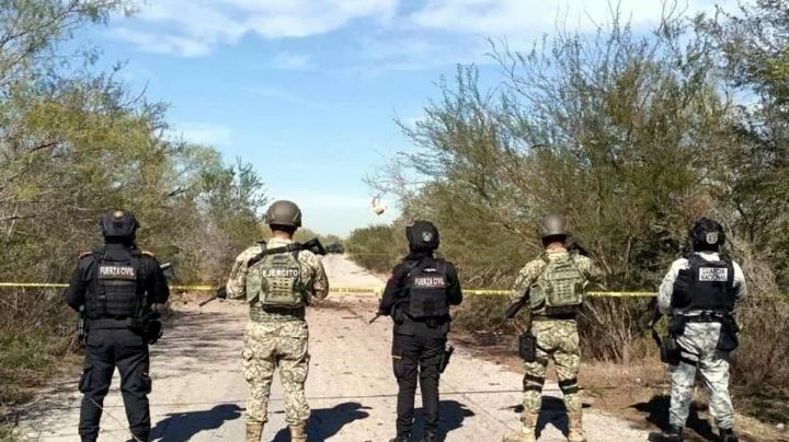 Asegura Fuerza Civil vehículo, arma y equipo táctico durante enfrentamiento en Mina