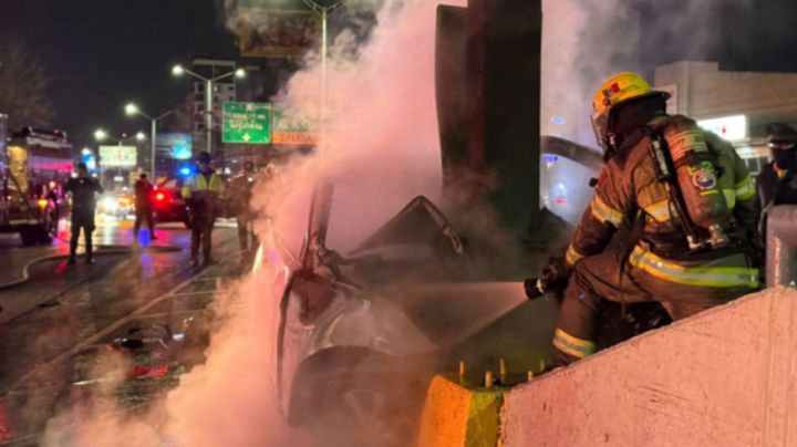 Muere automovilista tras estrellarse en avenida Garza Sada, en Monterrey