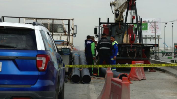 Obrero pierde uno de sus pies durante accidente en construcción de avenida Miguel Alemán