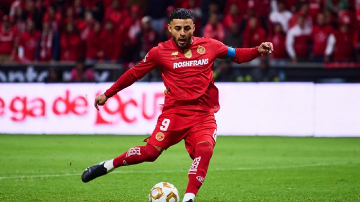 Toluca confirma baja de Alexis Vega de cuatro a seis semanas