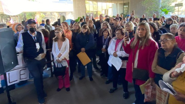 Maestros jubilados reiteran exigencia por adeudos a Sección 50 del SNTE