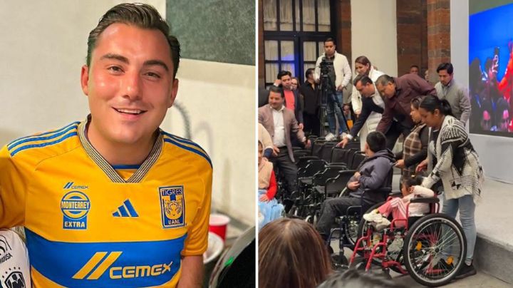 Manuel Guerra cumple apuesta y entrega 10 sillas de ruedas al DIF de Toluca