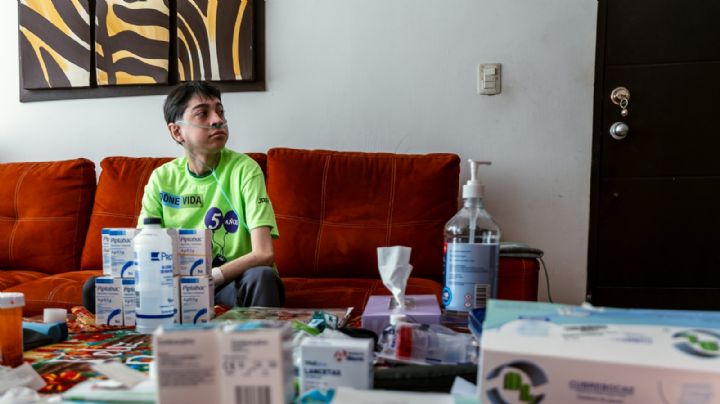 Un doble trasplante le dio vida a Antolín Morín, pero la fibrosis quística sigue presente