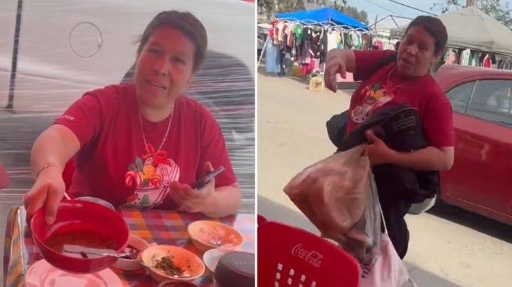 Lady Pancita: Mujer se niega a pagar menudo porque ‘era puro caldo’