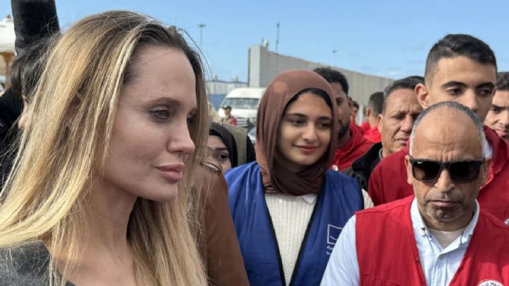 Angelina Jolie visita la frontera de Gaza en misión humanitaria