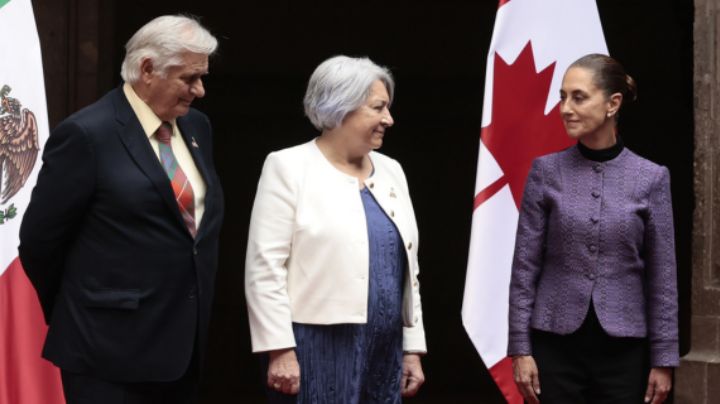 Sheinbaum recibe a la gobernadora de Canadá Mary Simon; hablan de los pueblos indígenas