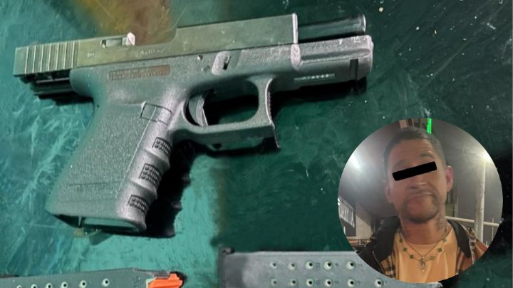 Detienen a hombre originario de Texas por posesión de arma de fuego en Monterrey