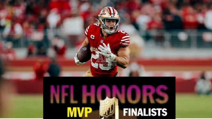 NFL revela los nominados para MVP de la temporada; Christian McCaffrey va por 3 premios