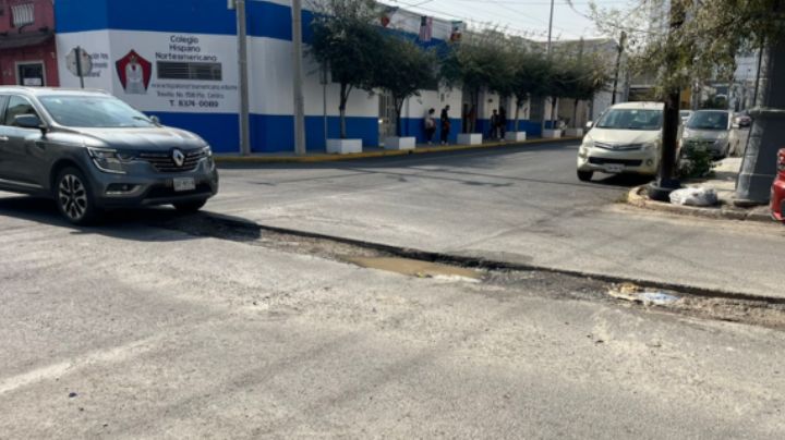 Afecta zanja de 20 metros a automovilistas de Monterrey