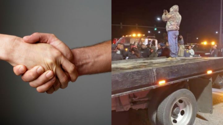 Reunión o bloqueo en Santa Catarina